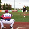 Watching a baseball game with Veterans - USA