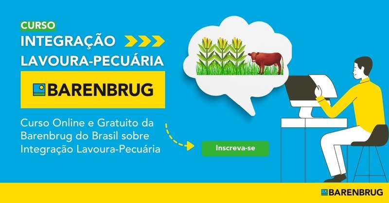 Curso sobre ILP é oferecido de forma gratuita e online pela Barenbrug do Brasil