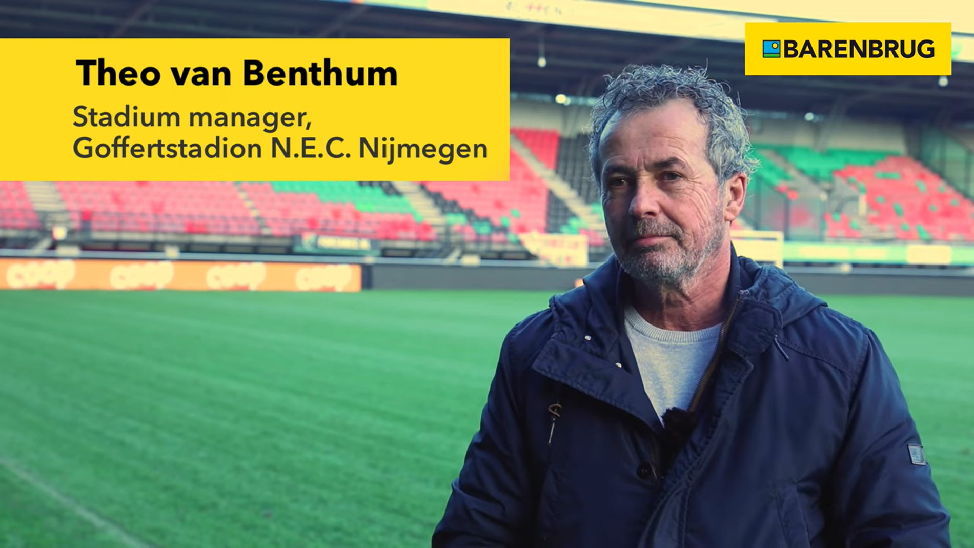 Theo van Benthum Stadionmanager van N.E.C. Nijmegen 